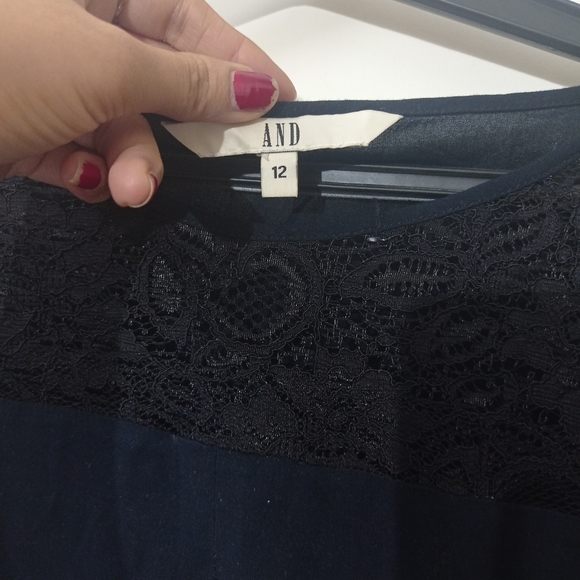AND Black Net detailing top - Picture 3 of 9